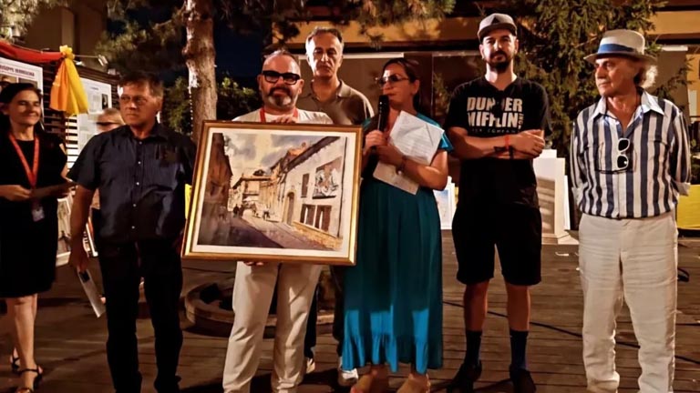 Umberto Mari da Tivoli si aggiudica la quarta edizione dell'Estemporanea di Pittura 'Follie di Colori – Casoli Pinta'