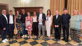 il sindaco Masci e i vari dirigenti