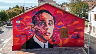 AIELLI INAUGURAZIONE MURALE GIACOMO MATTEOTTI