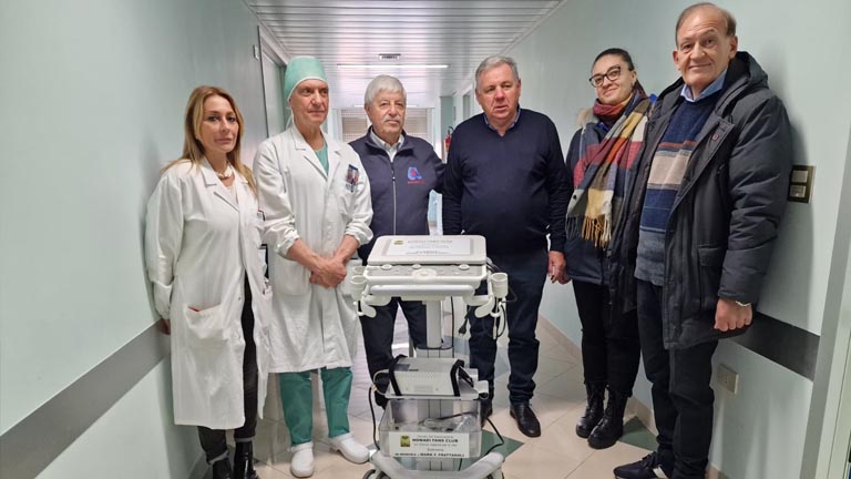 donazione ecografo all'Ospedale di Sulmona