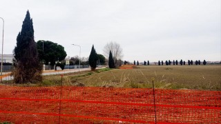 lavori per il Canale Scolmatore a Scerne di Pineto