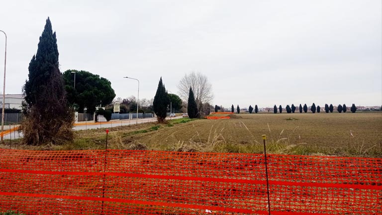 lavori per il Canale Scolmatore a Scerne di Pineto