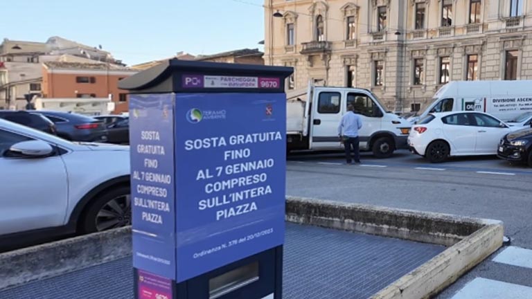 parcheggio piazza Dante Teramo