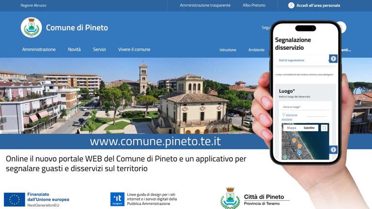 Nuovo Sito web del Comune di Pineto