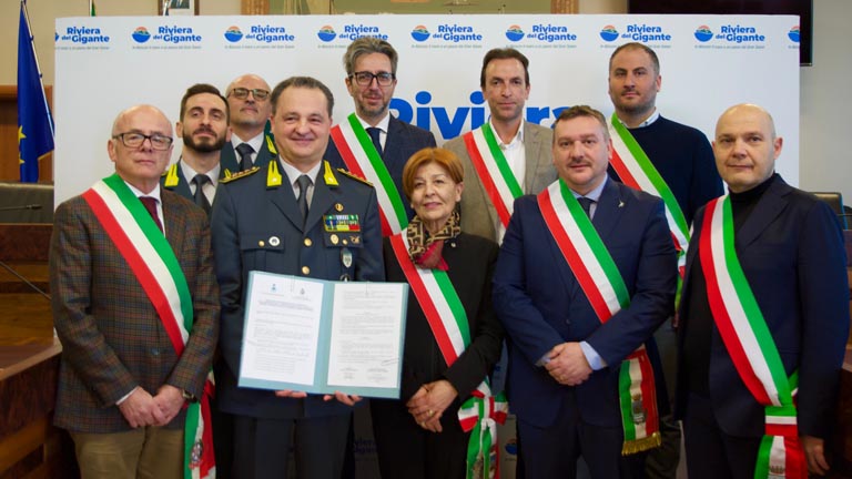PROTOCOLLO D'INTESA TRA GDF E COMUNI DELLA COSTA TERAMANA