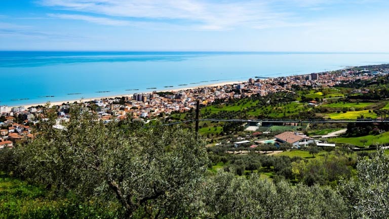 Veduta di Roseto degli Abruzzi