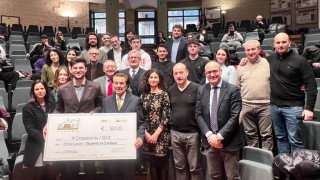 premiazione degli studenti dei Geometri e Accademia Belle Arti partecipanti al progetto Studenti in cantiere organizzato da ANCE L'Aquila e Fondazione Carispaq