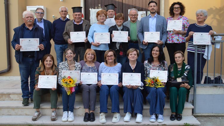 Terminato secondo anno Università libera età Valle del Fino