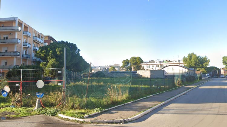 Area in via mezzanotte a Pescara