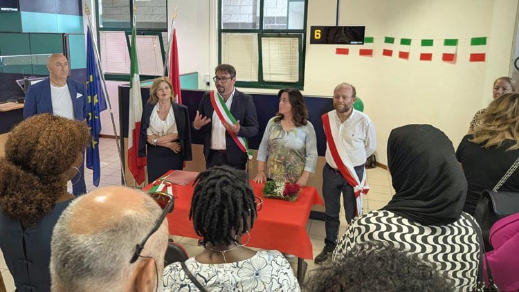 cerimonia a Teramo