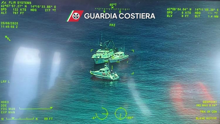 soccorso della Guardia Costiera di Giulianova