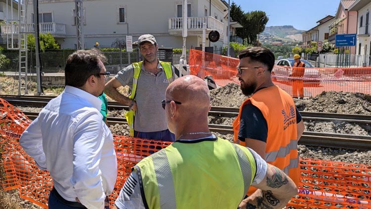 Il sindaco in cantiere