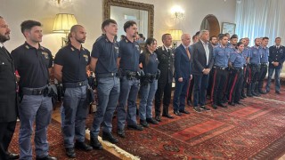 Prefetto Ferdani incontra le nuove unità di rinforzi delle Forze dell'Ordine