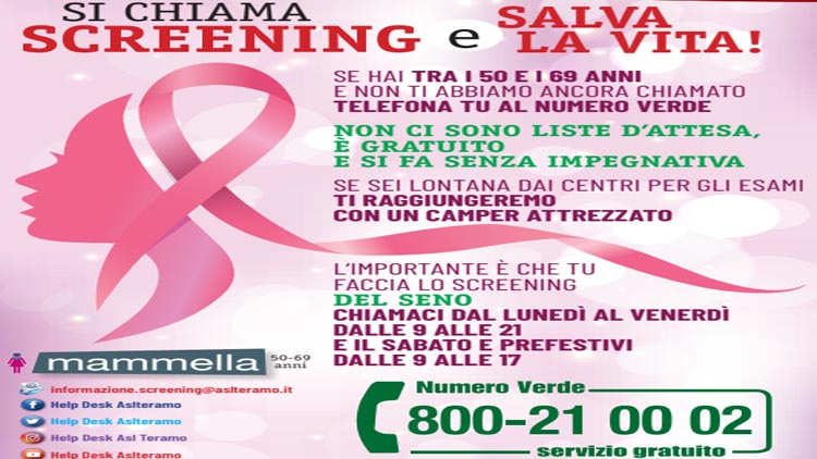 screening gratuito a Roseto
