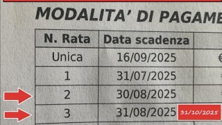 tari sbaglio data