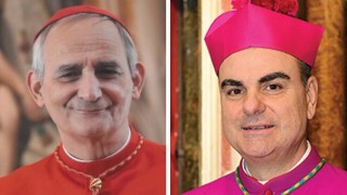 Il cardinale Matteo Zuppi e Mons. Michele Fusco