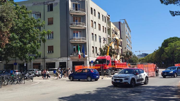 lavori aca a Pescara