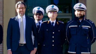 polizia locale e sindaco Roseto