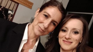 Donatella del Duca a sinistra nella foto e Margherita D'Onofrio a destra