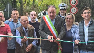 FOSSACESIA, INAUGURATI I LAVORI DI SISTEMAZIONE IDRAULICA DI FOSSO SANTA LUCIA