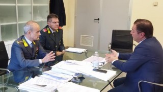 Il nuovo Comandante della Guardia di Finanza Otranto in visita alla Asl di Chieti