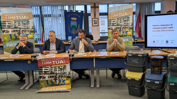 MONTESILVANO, AL VIA LA CAMPAGNA DI INFORMAZIONE E SENSIBILIZZAZIONE PER LA NUOVA RACCOLTA DIFFERENZIATA PORTA A PORTA