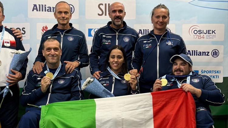 a sulmonese Giulia Valdo trionfa agli Europei Paralimpici di tiro a segno in Croazia