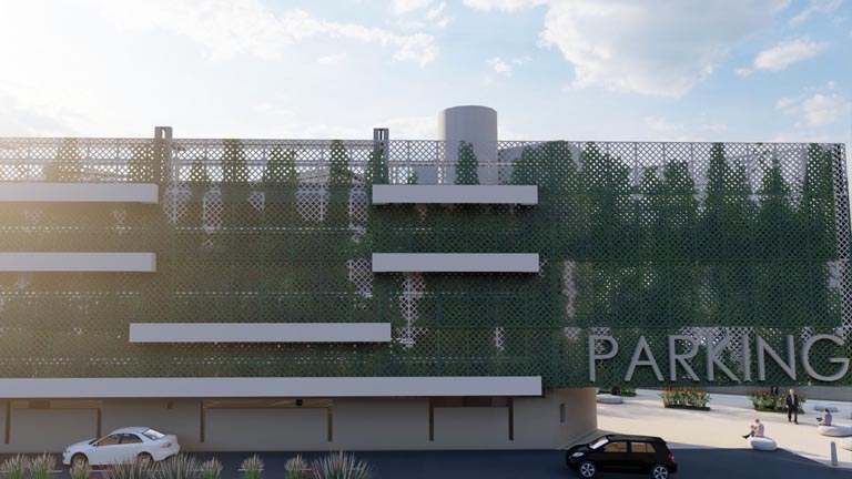 Parcheggio multipiano a Pescara-progetto