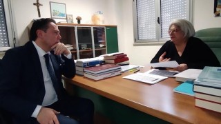 Palmieri con Maria Amato , in Radiologia