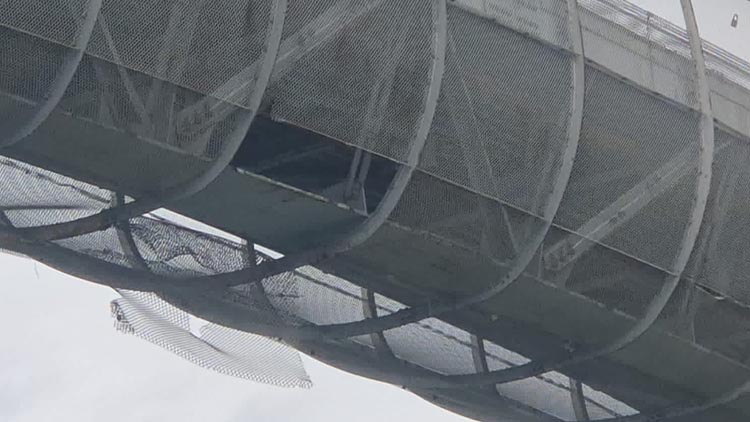 danni al ponte del mare