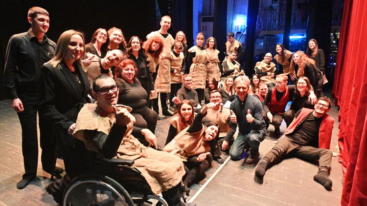 la rappresentazione teatrale “I tre ducati”