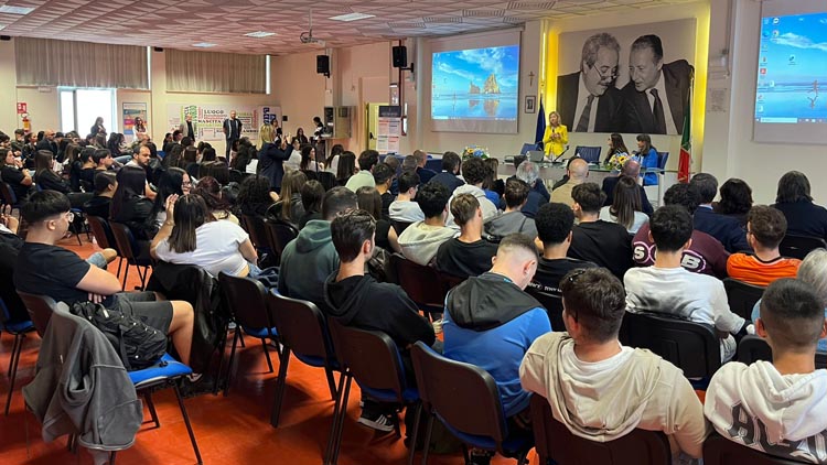 gli studenti all'evento