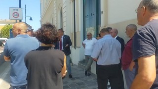 pettinari e la manifestazione a Pescara Porta Nuova