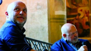 Presidente Archeoclub e Franco Cardini