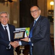 Il presidente Tonelli con Marco Alessandrini