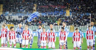 Foto di gruppo prima della partita contro il Vicenza