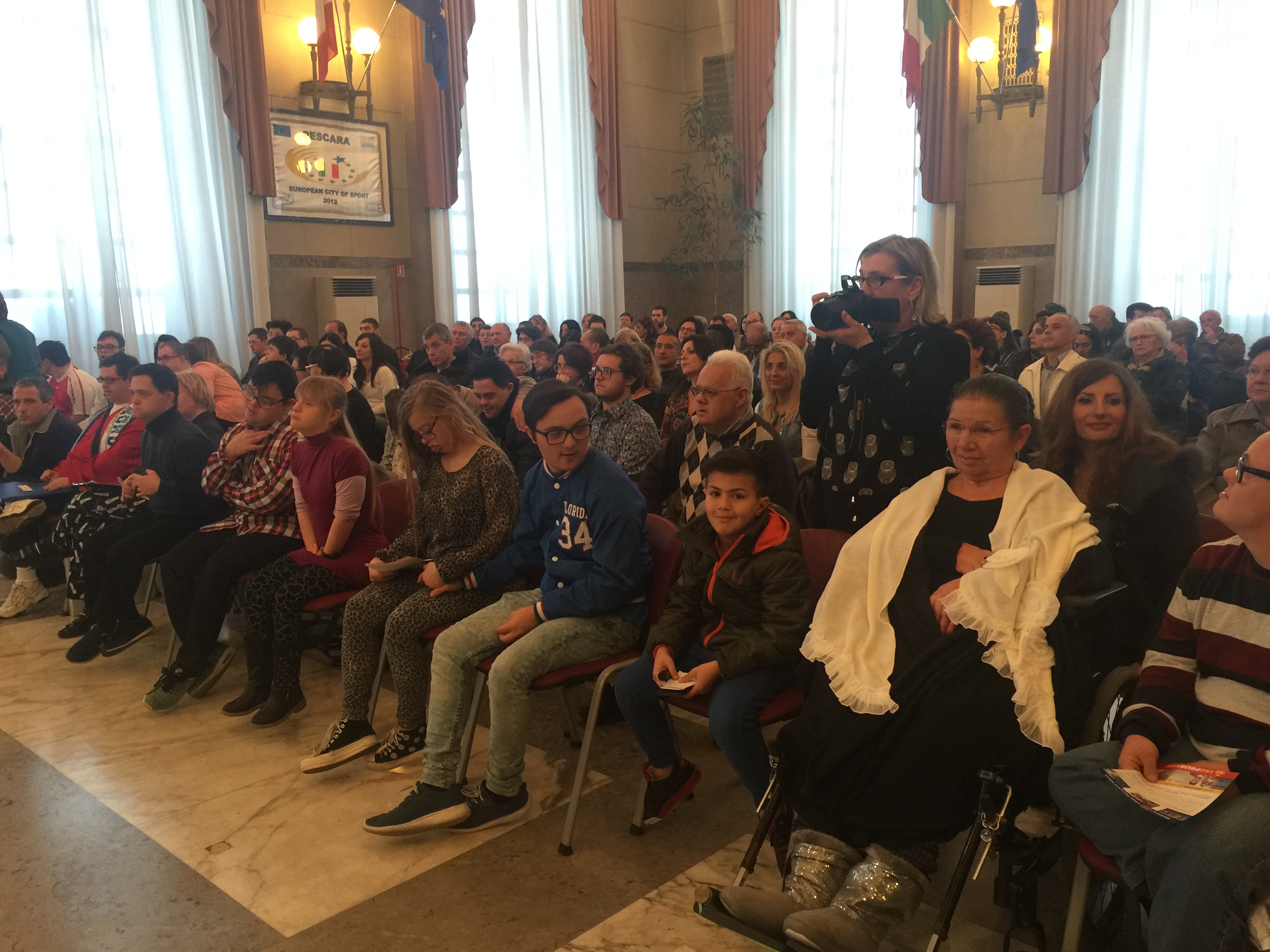 Il pubblico durante la manifestazione