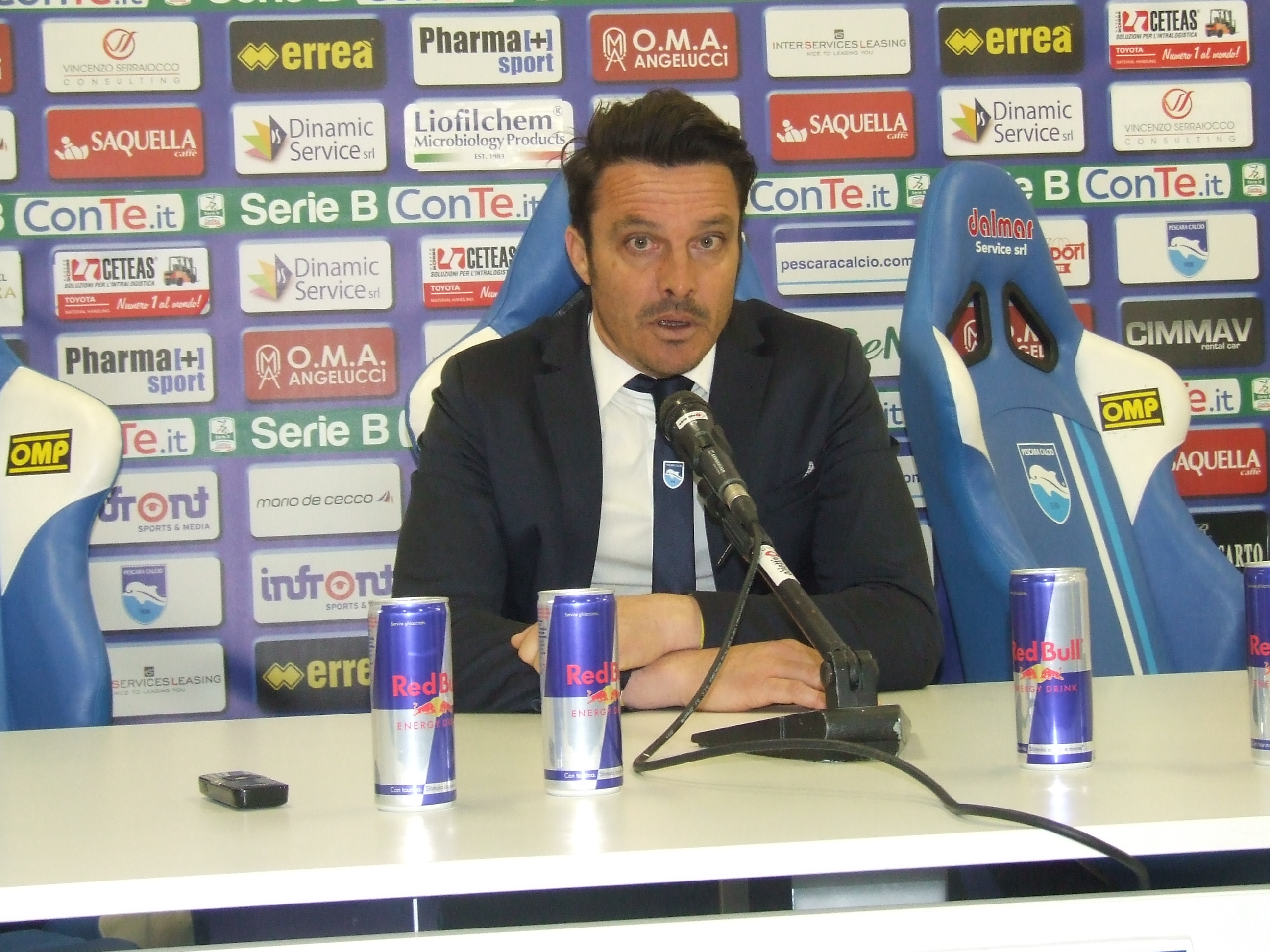 massimo oddo, durante la conferenza stampa