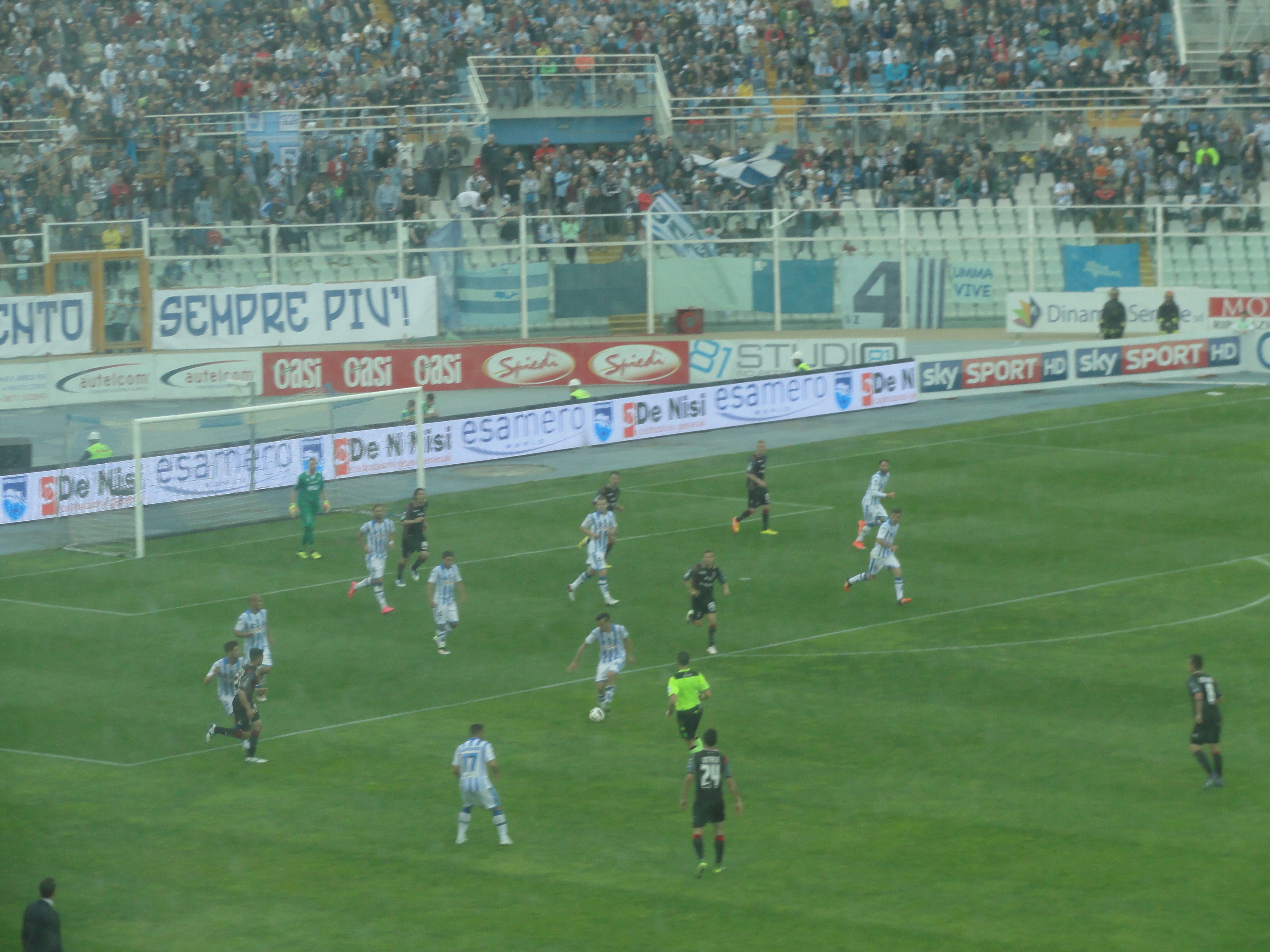 Una fase della partita