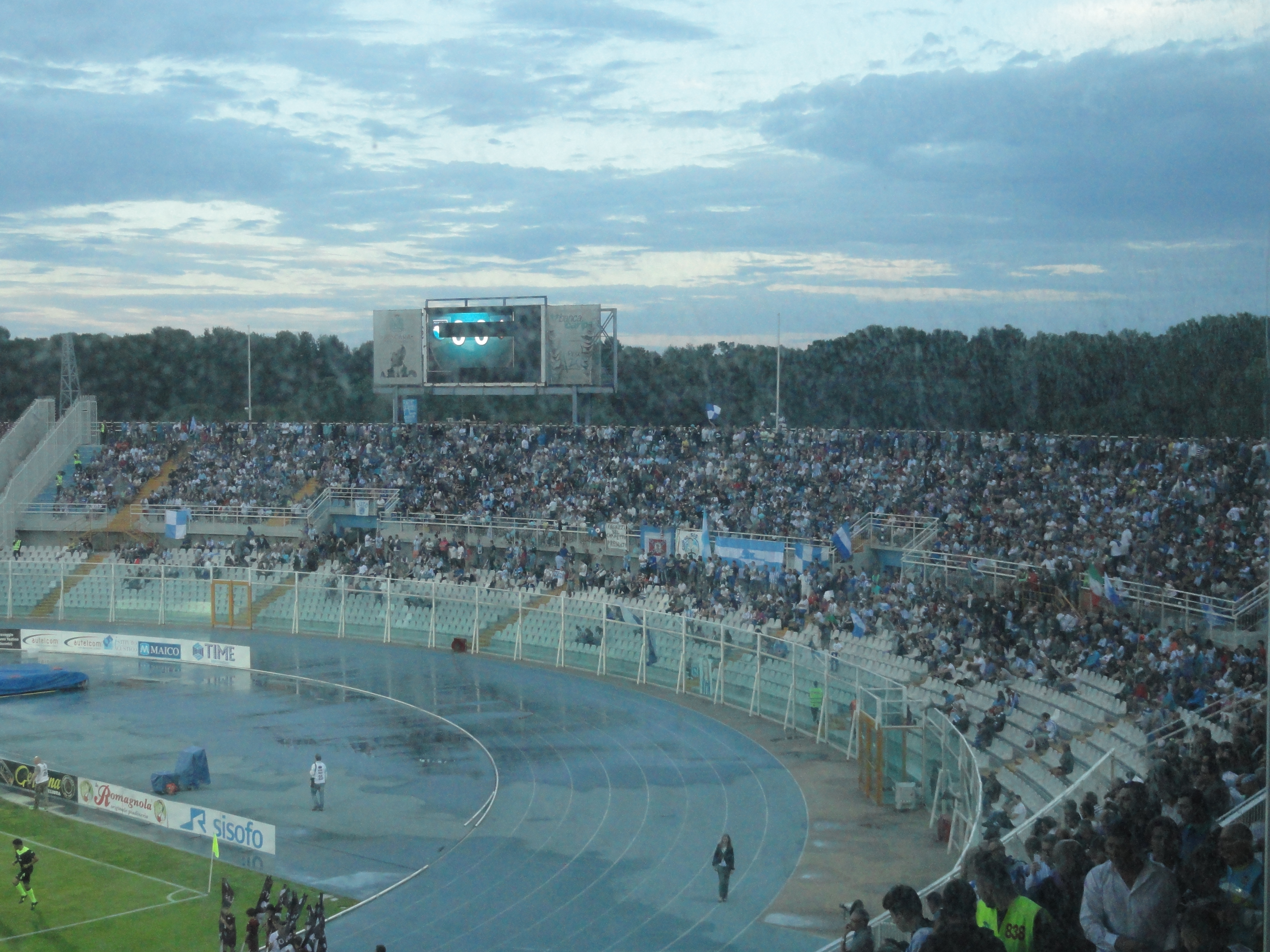 La curva sud