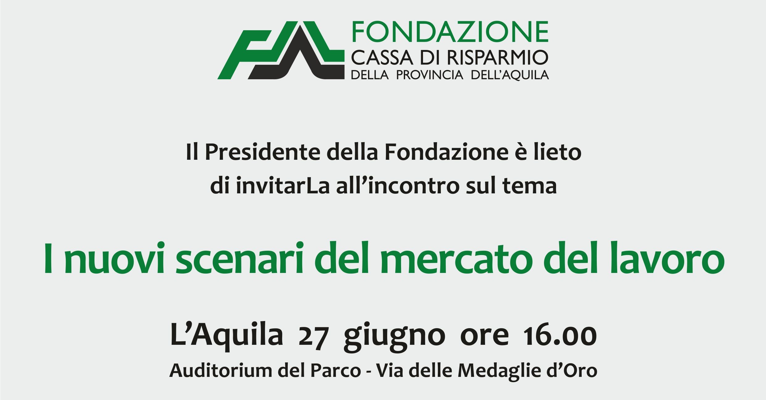 Nuovi scenari del mercato del lavoro