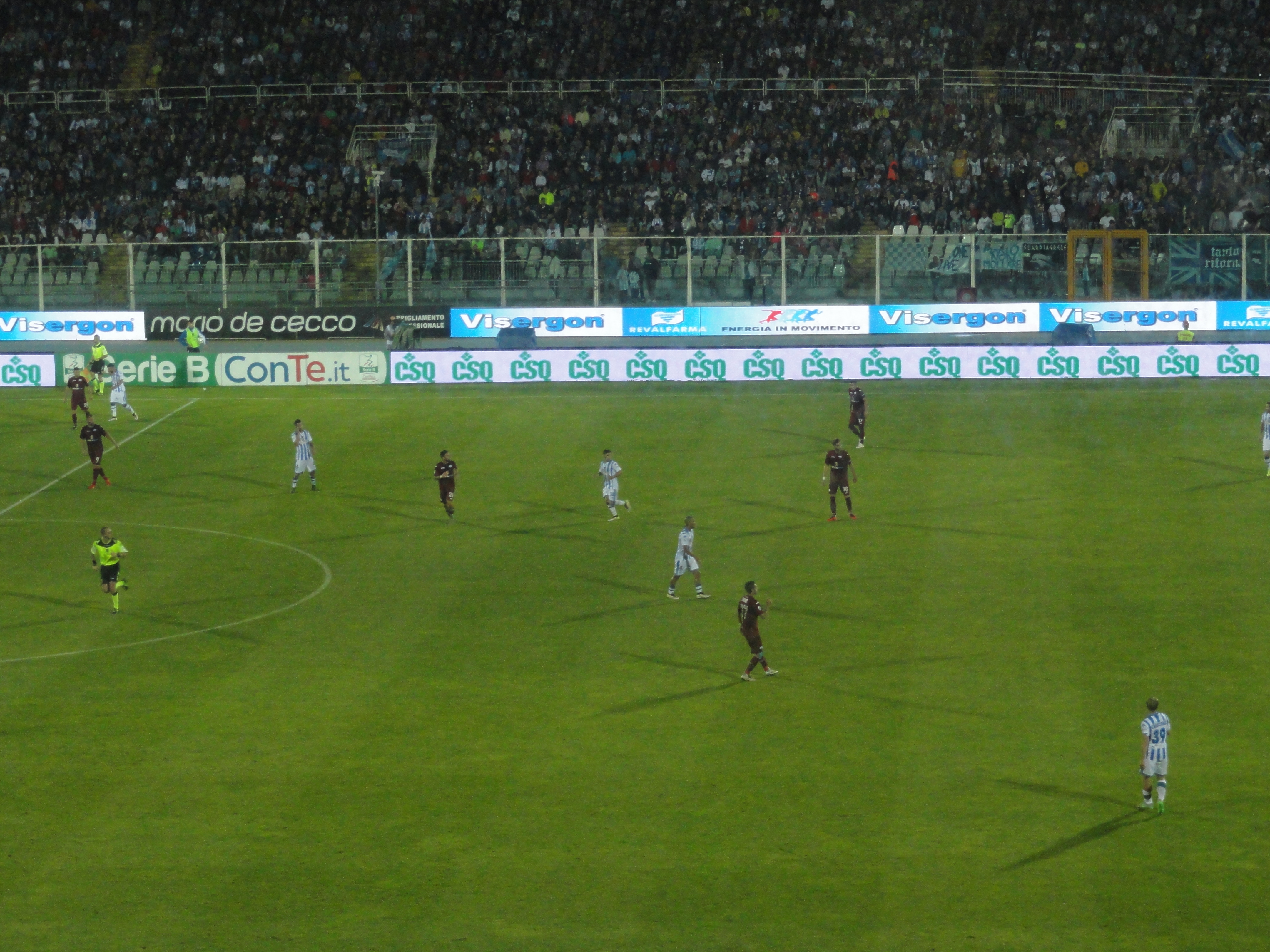 Una fase di gioco durante la partita