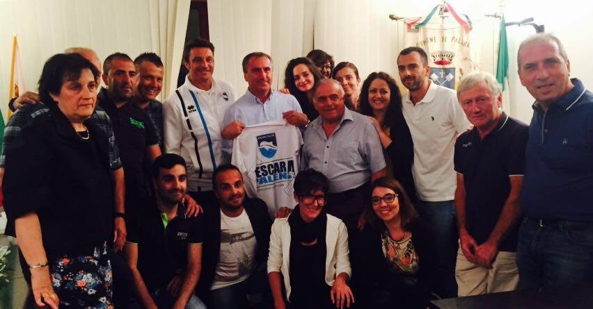 L'Amministrazione comunale di Palena con una delegazione del Pescara