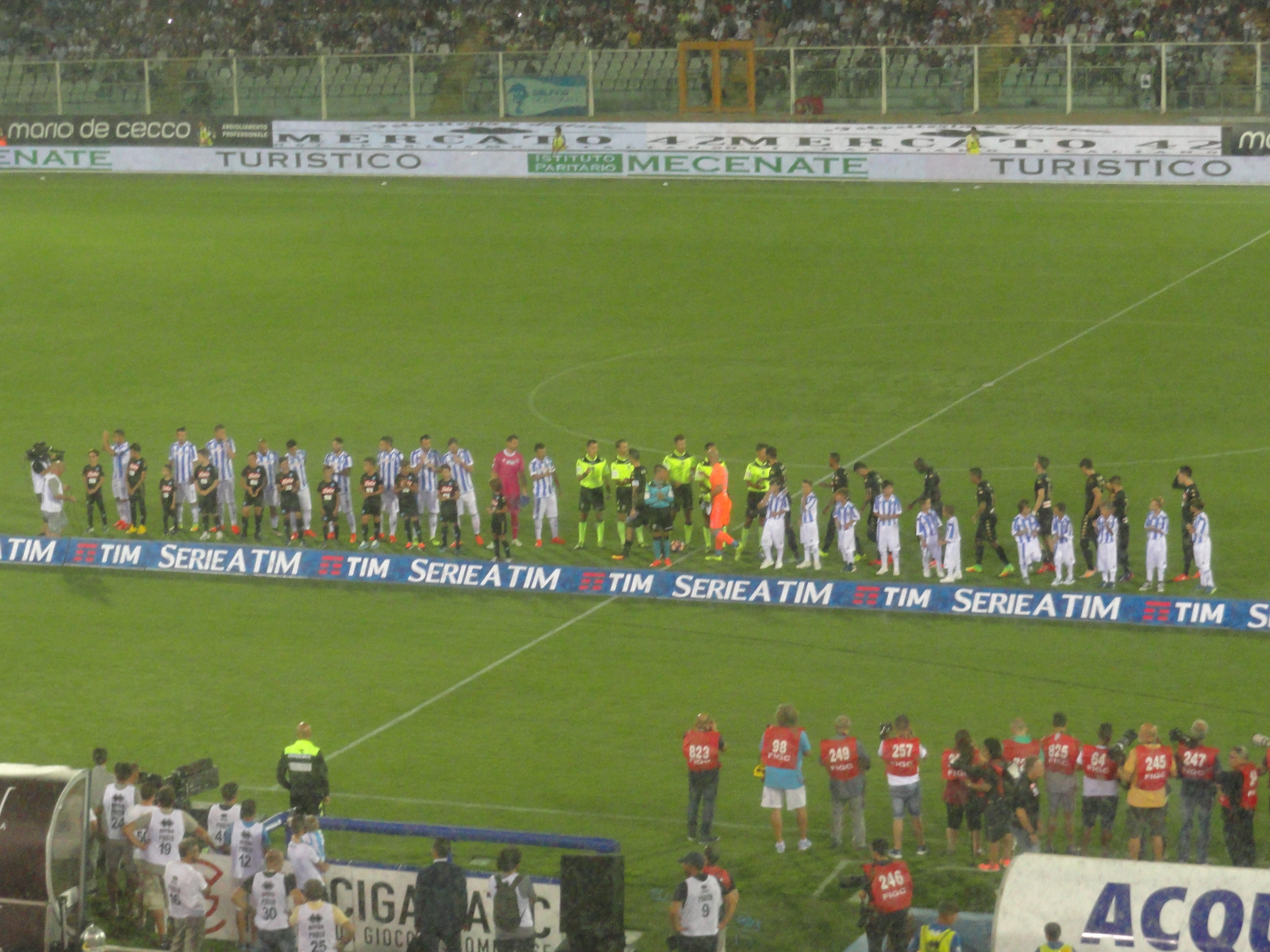 Le formazioni all'ingresso