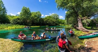 canoe sul tirino