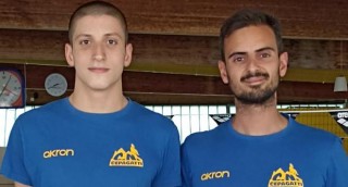 lorenzo fuschini e il suo coach mattia
