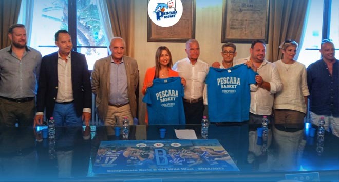 presentazione pescara basket 2022