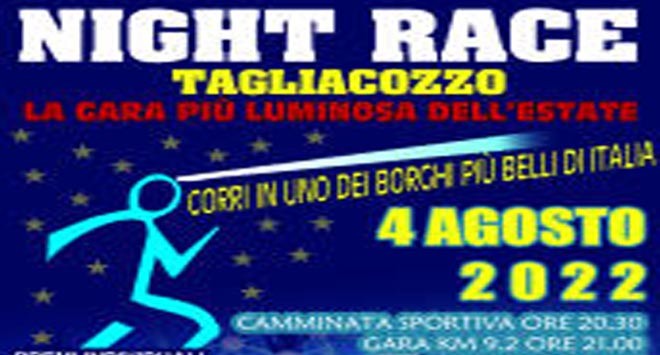 night race tagliacozzo