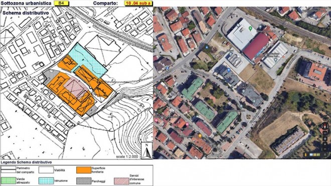 area interessata al prg pescara