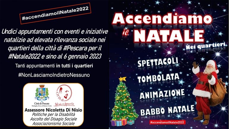 accendiamo il natale pescara